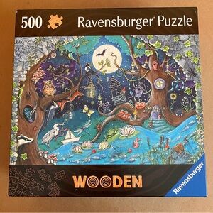 Ravensburger 500 Piece Wooden Puzzle - “Fantasy Forest”